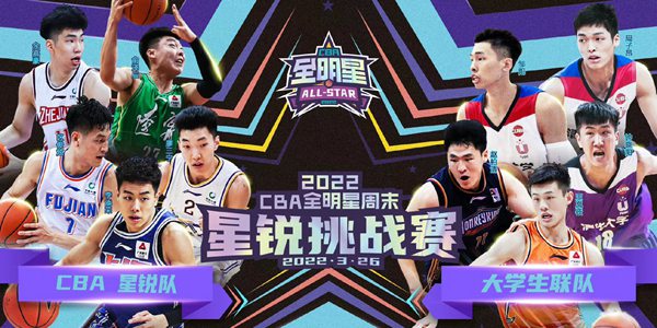 cba全明星星锐赛名单2022